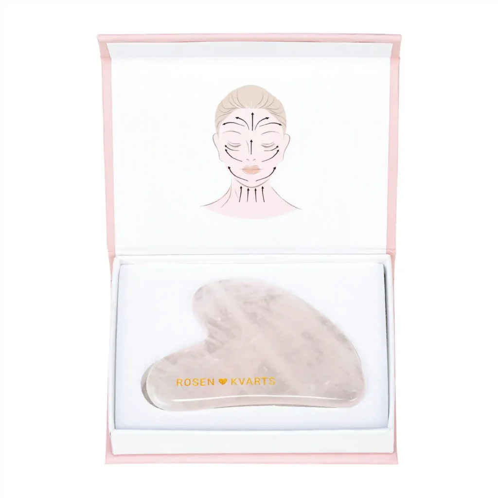 ROSENKVARTS Rose Quartz Gua Sha 03